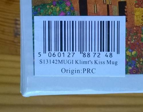 KLIMT'S KISS MUG - STECHCOL - FINE  CHINA