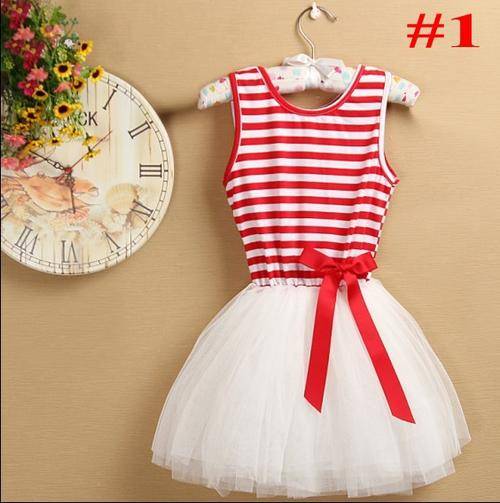 Striped Tutu Dresses