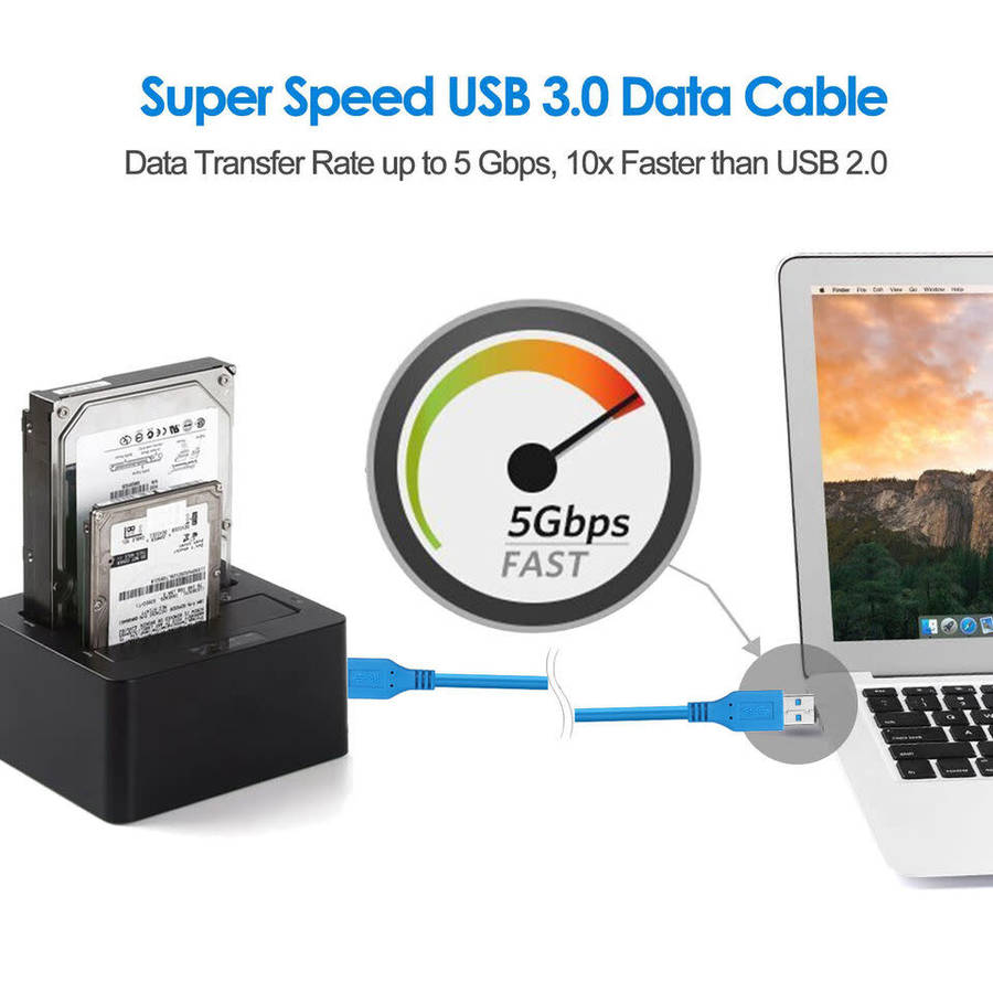 DW USB 3.0 High Quality Super Speed A Male To Male Cable 1.5M