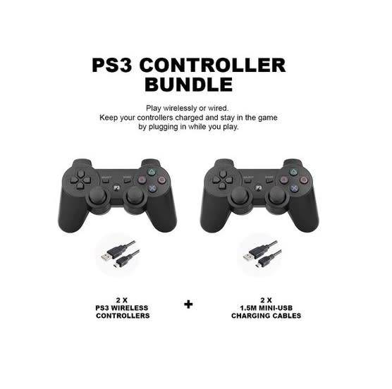 DW Wireless Controller for PlayStation 3 (PS3) - 2 Pack