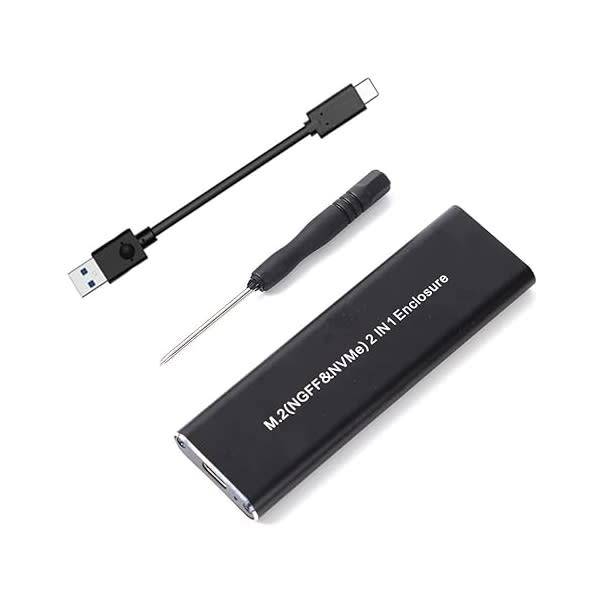 DW M.2 (Nvme To Ngff) 2 In 1 Enclosure