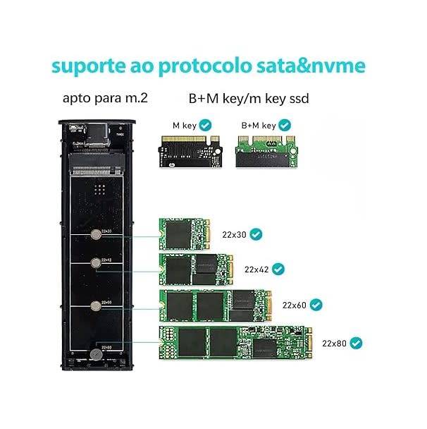 DW M.2 (Nvme To Ngff) 2 In 1 Enclosure