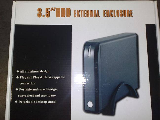 EXTERNAL ENCLOSURE 3.5 IDE/SATA