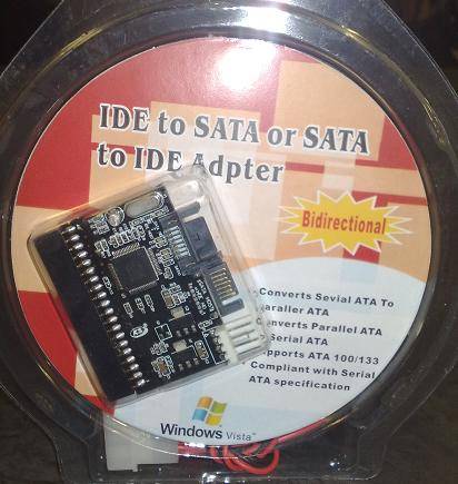 IDE TO SATA / SATA TO IDE BI-DIRECTIONAL CONVERTER