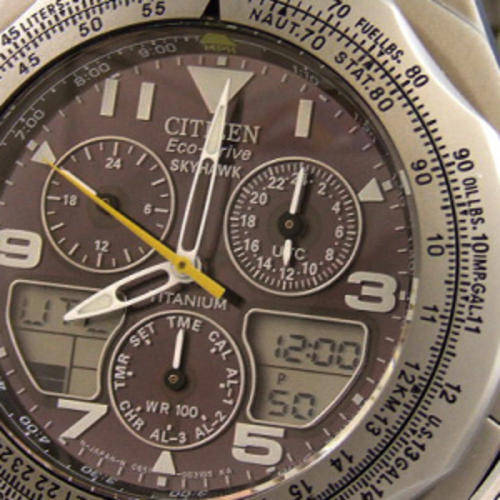 CITIZEN PROMASTER TITANIUM Skyhawk Eco-Drive JR3060-67E  ***Free Insured Shipping***