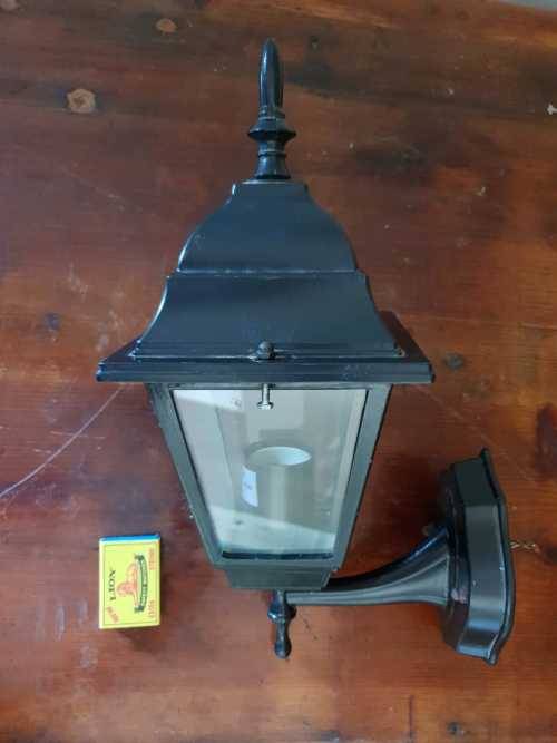 Pair of outside wall lanterns