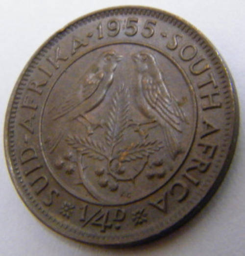 1/4 D South Africa 1955