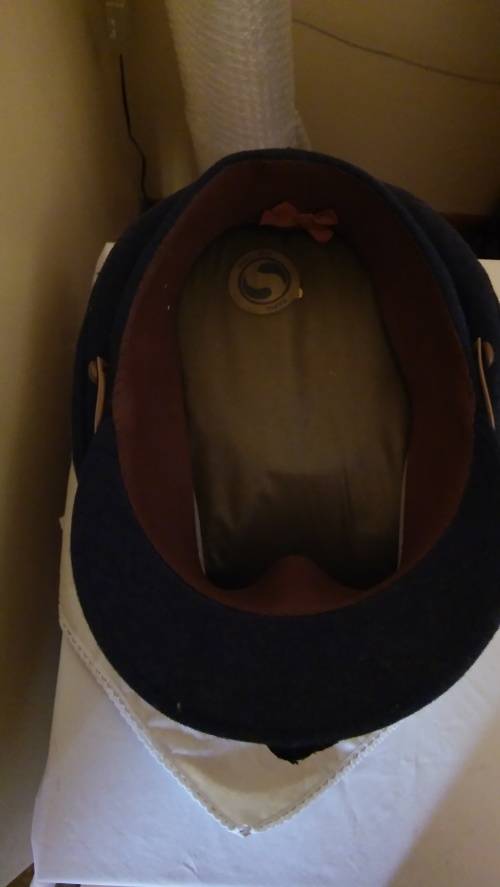 S.A.A.F COLONEL CAP WITH BULLION WIRE PEAK AND EAGLE BADGE