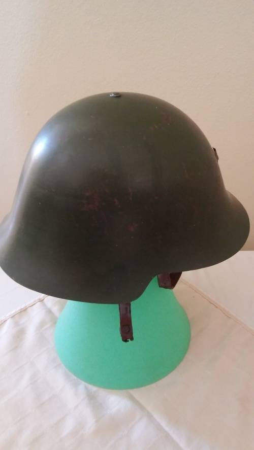 SPANISH M 1926 CON AIA  HELMET USED IS SPANISH CIVIL WAR