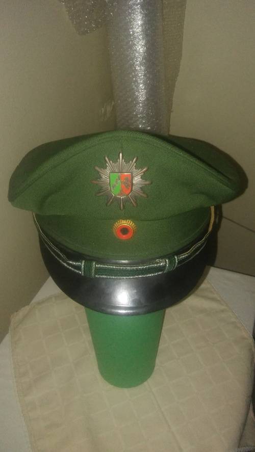 GERMAN STATE POLICE NORDRHEIN WESTFALEN VISOR.