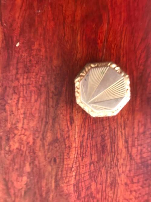 !! Gold Octagon Pendant !!