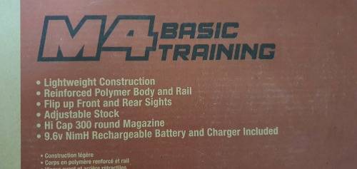 TIPPMANN BASIC TRAINING M4 Camo Airsoft Rifle (MINT Condition and In original box)