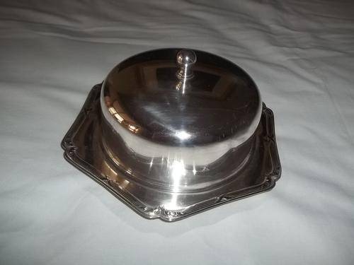 Silver Plated Butter Dish