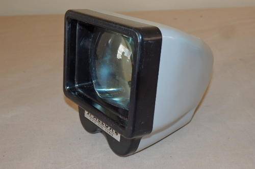 A FANTASTIC VINTAGE PALLUX 2x2 SLIDE VIEWER IN ITS ORIGINAL BOX IN NEAR MINT CONDITION