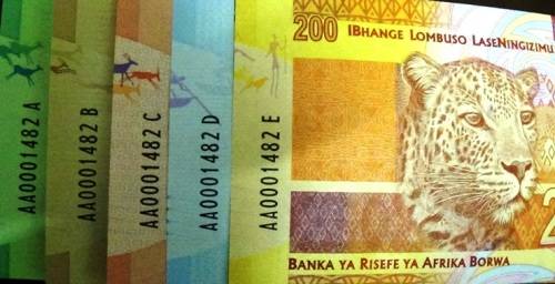 Gill Marcus Set of AA Series Mandela Notes with Identical Serial Numbers FREE SHIPPING