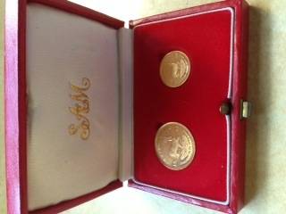 1/4 Oz and 1/10 Oz 1981 Kruger Rand Set