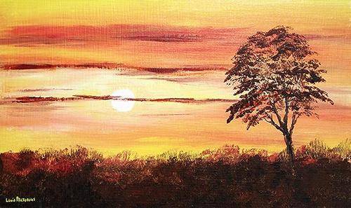 SUNSET TREE
