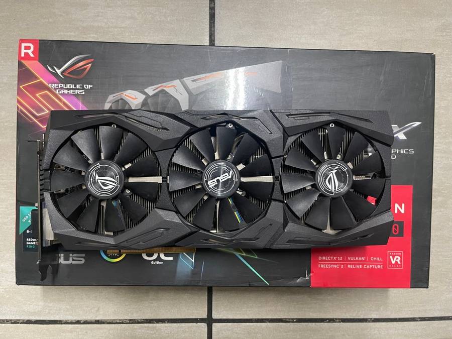 Asus Radeon ROG STRIX RX580-O8G-GAMING OC Edition RX 580 8GB GDDR5 256-bit PCI-E 3.0 Desktop Graphic