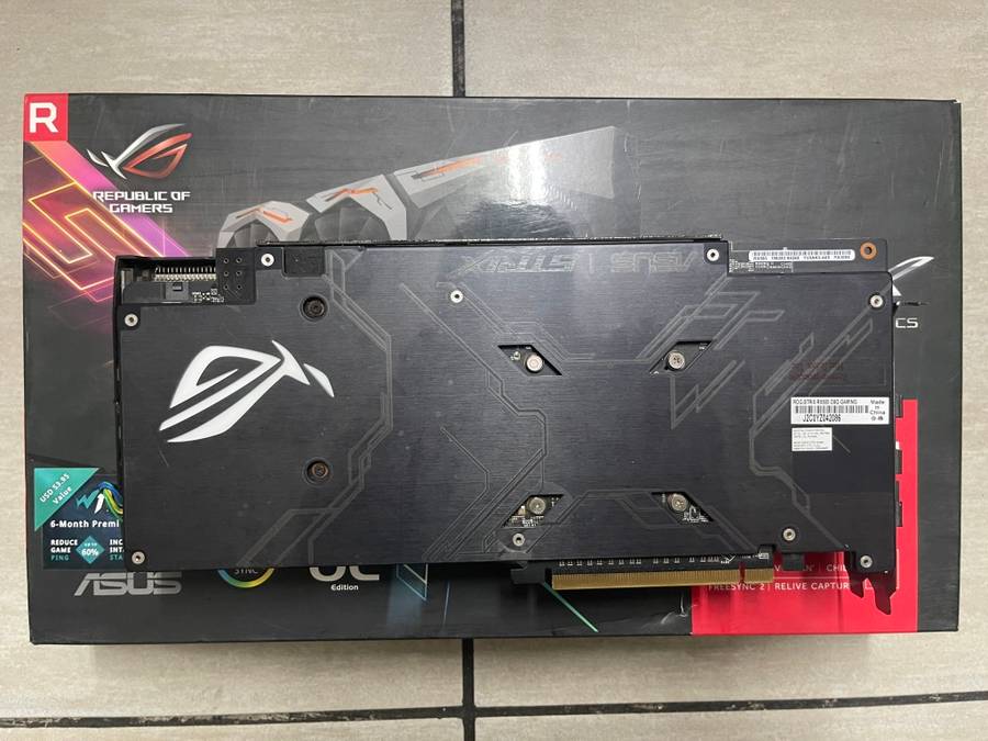 Asus Radeon ROG STRIX RX580-O8G-GAMING OC Edition RX 580 8GB GDDR5 256-bit PCI-E 3.0 Desktop Graphic