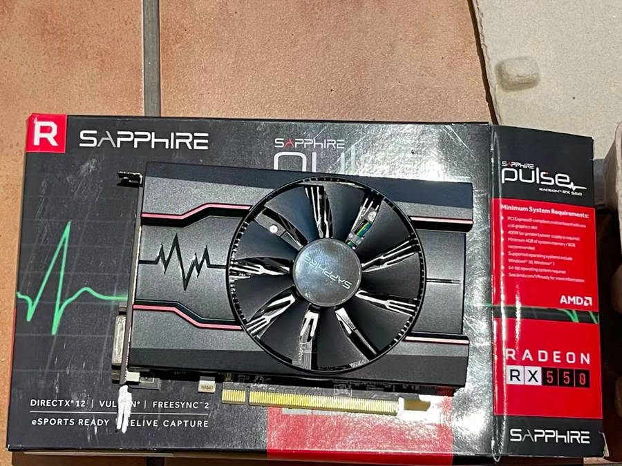 Sapphire Radeon RX550 4GB Graphics Card