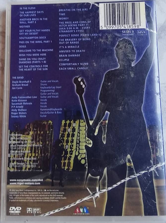 ROGER WATERS (PINK FLOYD)- IN THE FLESH  - LIVE DVD