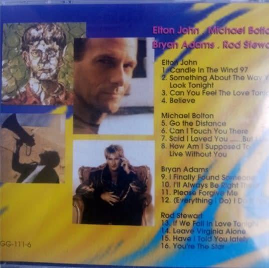 ELTON JOHN & MICHAEL BOLTON & BRYAN ADAMS & ROD STEWART - CD
