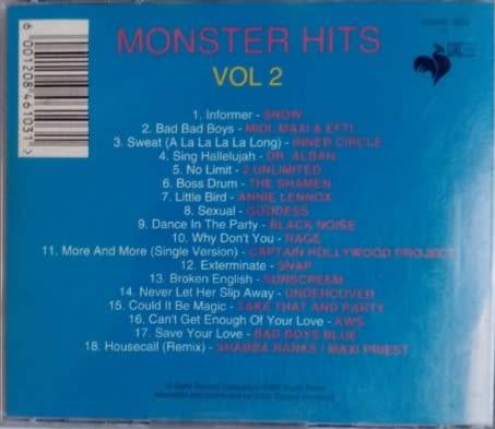 MONSTER HITS VOL. 2 - CD