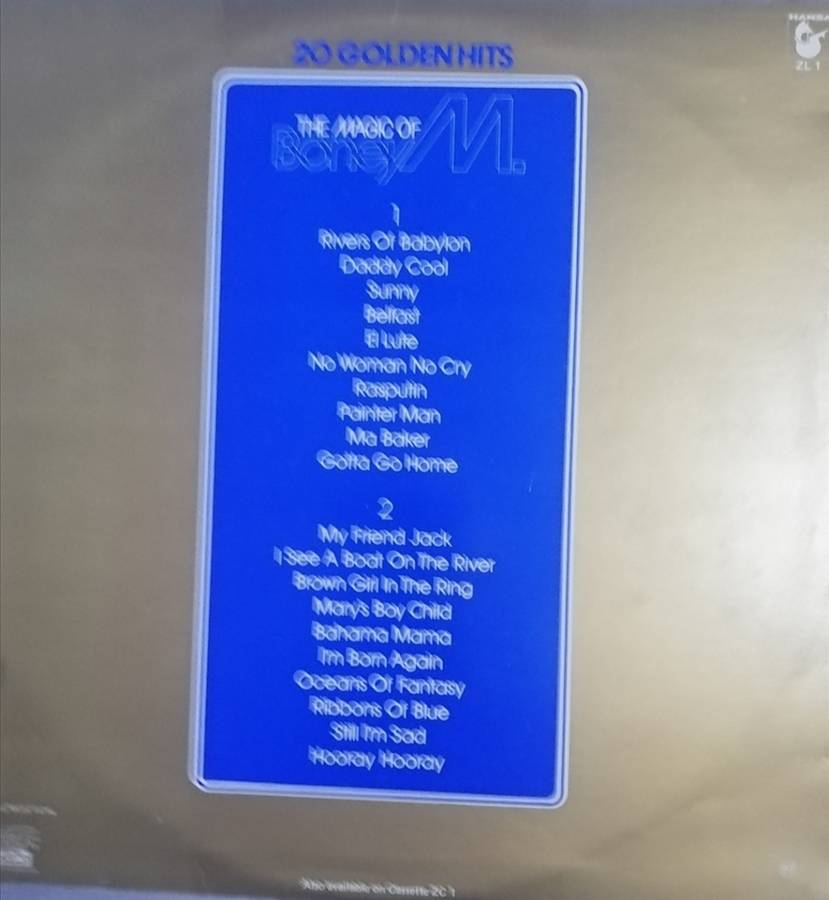 BONEY M - 20 GOLDEN HITS THE MAGIC OF BONEY M - VINYL LP