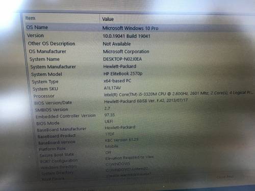Hp Elitebook 2570p