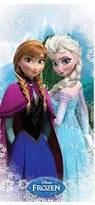 Frozen beach towel