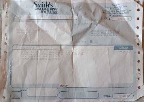 9ct White Gold Solitaire 0.20ct Diamond Ring