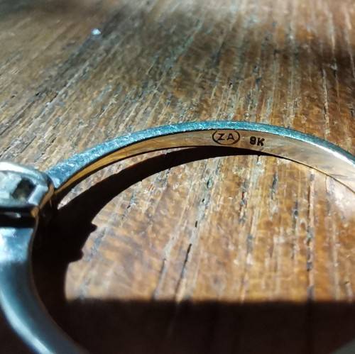 9ct White Gold Solitaire 0.20ct Diamond Ring