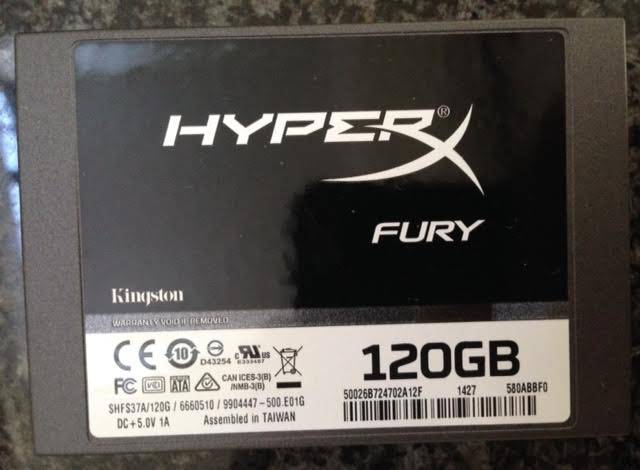 KINGSTON HYPER X FURY 120GB