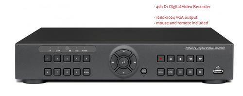 4 Channel Digital Video Recorder incl free Remote View Software