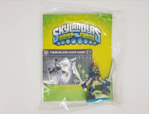*NEW* Skylanders SWAP Force: Twin Blade Chop Chop Series 3 Character + Trading Card + Sticker Set