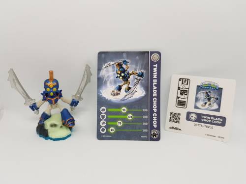 *NEW* Skylanders SWAP Force: Twin Blade Chop Chop Series 3 Character + Trading Card + Sticker Set