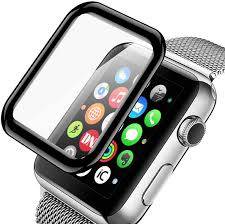 Full Covered Tempered Glass Screen Protector for Apple iWatch - 44mm