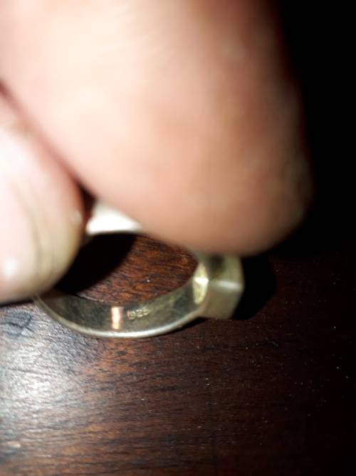 Silver rings + coin 925