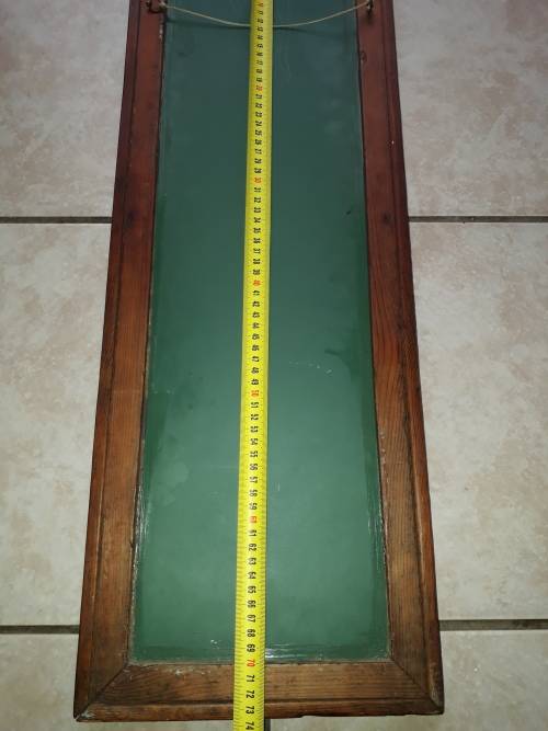 Wood frame with mirror
