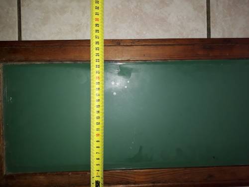 Wood frame with mirror