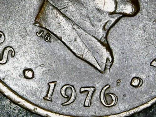 1976 Error ONE CENT (DOUBLE*STRIKE)