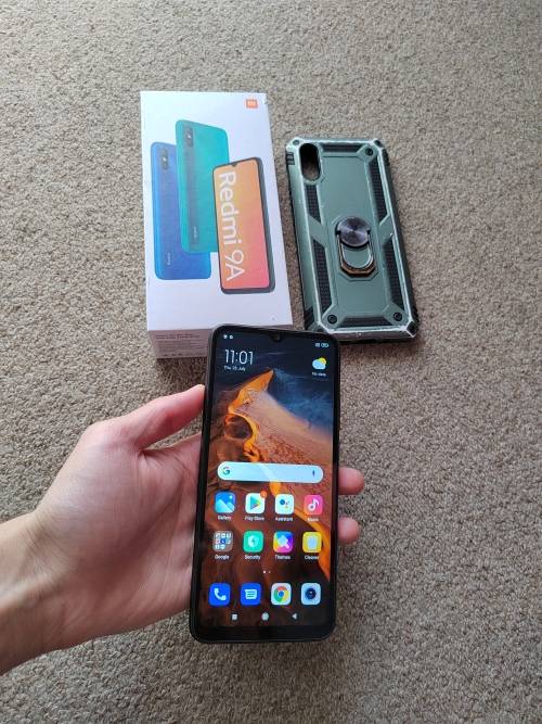 Xiaomi Redmi 9a 32gb 2gb Ram dual SIM with box and cover