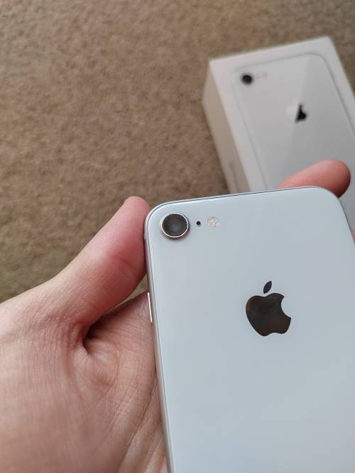 iPhone 8 64gb with box and cover
