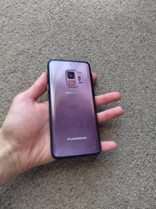 Samsung S9 64gb 4gb Ram single SIM with cover