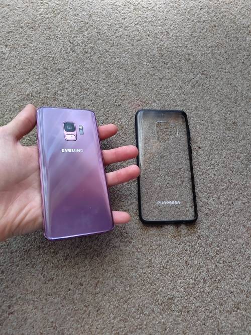 Samsung S9 64gb 4gb Ram single SIM with cover