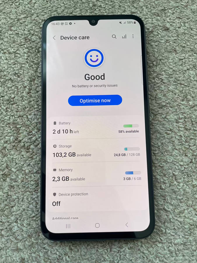 Samsung A34 5G Dual SIM 128gb 6gb ram