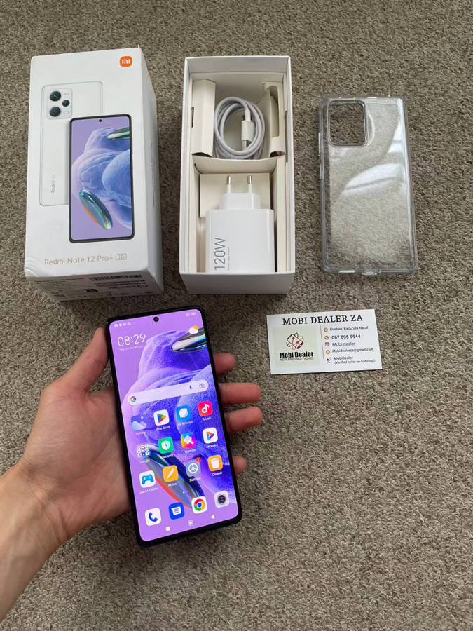 Xiaomi Redmi note 12 pro +PLUS 5G 256GB 11GB ram with box and original charger