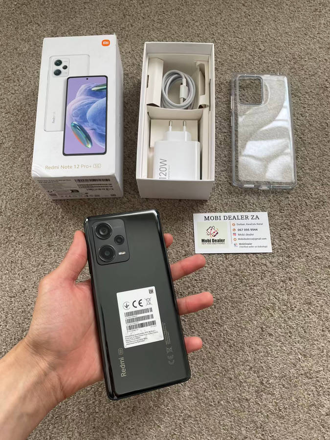 Xiaomi Redmi note 12 pro +PLUS 5G 256GB 11GB ram with box and original charger