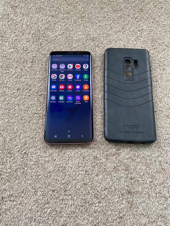 Samsung S9+ 128gb 6gb ram with cover