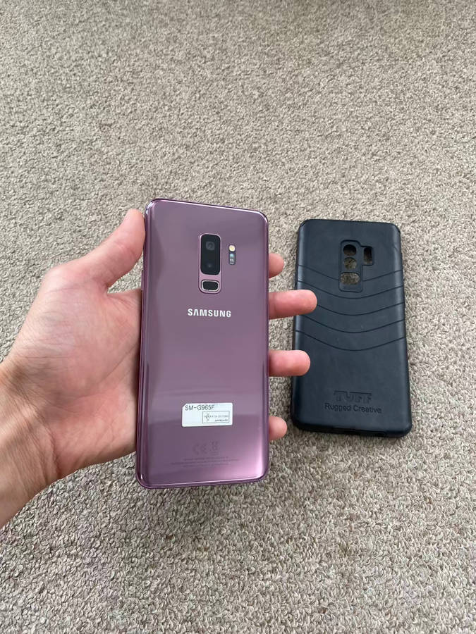 Samsung S9+ 128gb 6gb ram with cover